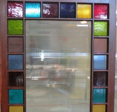 prism of color door historic art glass restoration by mccully art glass & restorations lafayette indiana